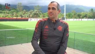 O italiano Cosimo Cappagli é o novo analista de desempenho do Flamengo (Foto: Reprodução/Fla TV)