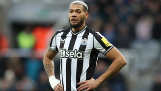 Mansão de jogador brasileiro Joelinton, do Newcastle, é invadida por assaltantes durante jogo