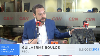 Guilherme Boulos lamenta a ausência de Ricardo Nunes em debate