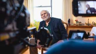 Francisco Cuoco na gravação do episódio de 'Tributo': derradeira aparição na Globo