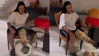 Gracyanne Barbosa retorna para casa no Rio após alta hospitalar