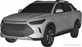 Nova picape anti-Toro da BYD tem design vazado na internet
