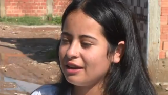 Stefany Nascimento Cordeiro, de 19 anos, voltava do trabalho quando percebeu a força da ventania