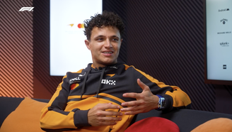 Lando Norris, piloto da McLaren, fala sobre o status de ser o novo campeão mundial