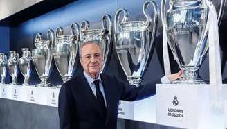 Florentino Perez, presidente do Real Madrid, ficou indignado de o time não ter conquistado títulos