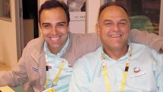 Tadeu e Oscar Schmidt: o irmão mais novo foi para o jornalismo após desistir de repetir a trajetória do "ídolo" no esporte