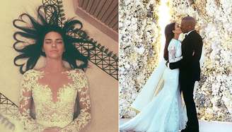 Kendall superou a foto do casamento da irmã com Kanye West