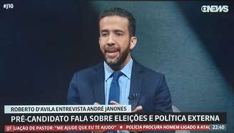 Janones não gostou da pressão sofrida na GloboNews