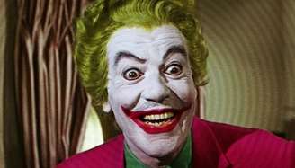 Cesar Romero como Coringa no seriado 'Batman': o bigode foi disfarçado com maquiagem