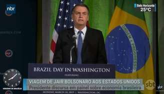 SBT decide repetir, por duas vezes, reportagem sobre viagem do presidente Jair Bolsonaro aos EUA durante programa Silvio Santos.