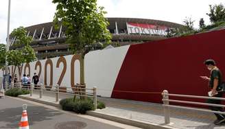 Estádio Olímpico em Tóquio, cidade onde o número de casos de coronavírus vem aumentando
15/7/2021     REUTERS/Fabrizio Bensch