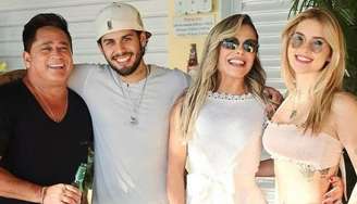 Leonardo, Zé Felipe, Poliana e Virginia