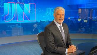 William Bonner se tornou o apresentador com mais tempo na bancada do 'JN'