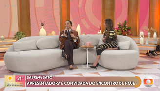 Sabrina Sato participa do 'Encontro', da Globo
