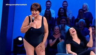 Marisa Maiô comanda um programa de auditório todo feito por IA