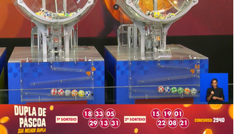 Dupla de Páscoa tem prêmio de R$ 44 milhões em dois sorteios neste sábado; confira as dezenas