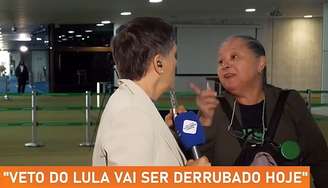 A jornalista Heloísa Villela não ficou calada diante da intromissão da mulher