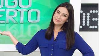 Larissa Erthal no 'Jogo Aberto', da Band, de onde saiu há 5 anos