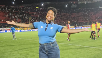 Denise Thomaz Bastos construiu sua carreira de jornalista esportiva na Rede Globo