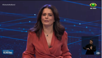 Adriana Araújo apresenta o Debate da Band 2026