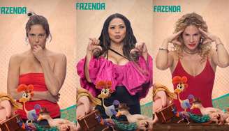 Giovanna Gold, Darlin Ferrattry e Maíra Charken disputam a preferência do público na sexta Roça de 'A Fazenda 18'.