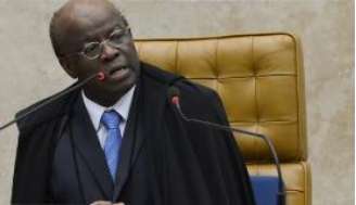 O ex-ministro Joaquim Barbosa quando presidia o Supremo Tribunal Federal 