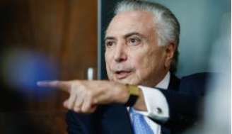    O presidente Michel Temer 