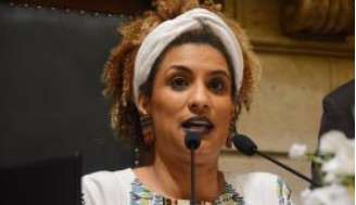 Marielle Franco em registro de novembro de 2017