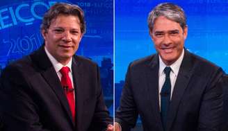 Haddad e Bonner: entrevista marcada por muitas interrupções e contestações 