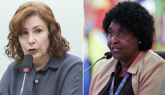 Carla Zambelli e Benedita da Silva: deputada do PL chamou parlamentar do PT de "Chica da Silva"