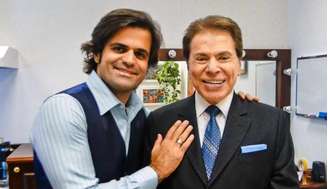 João Camargo, da Camargo Alfaiataria, com Silvio Santos: "Foi uma honra vesti-lo"