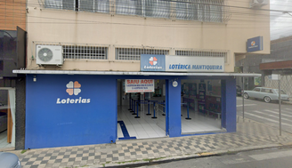 Lotérica Mantiqueira, em Cruzeiro (SP), onde saiu prêmio da Mega-Sena acumulado em R$ 59 milhões