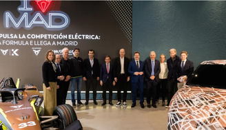 Evento de lançamento da parceria entre CUPRA e Fórmula E em Madri