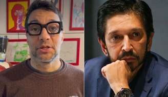 Rodrigo Lima (Dead Fish) e Ricardo Nunes, prefeito de SP