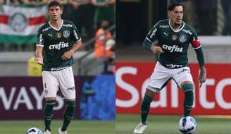 Kuscevic e Gustavo Gómez vão desfalcar o Palmeiras na Data Fifa (Foto: Montagem/Cesar Greco/Palmeiras)