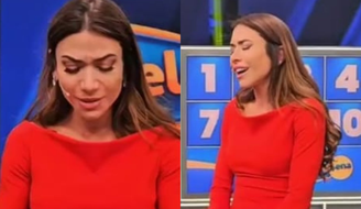 Patrícia Abravanel chora no palco do 'Programa Silvio Santos' e faz promessa para o pai; dono do SBT faria 94 anos hoje.