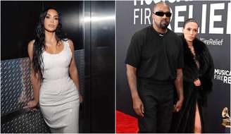 Kim Kardashian está incomodada com as roupas usadas por Bianca Censori, mulher de Kanye West