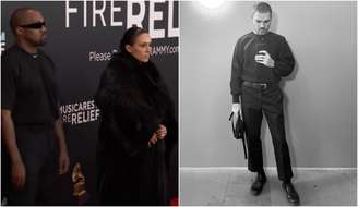 Brasileiro Dindi Hojah foi o responsável por fazer o cabelo e maquiagem de Bianca Censori no Grammy 2025