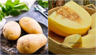 Batata inglesa e melão são boas opções para ajudar no processo de emagrecimento
