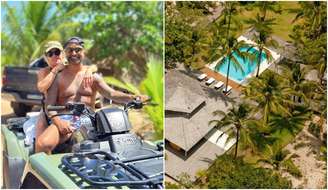 Ana Maria Braga passou o Carnaval com Fábio Arruda na Bahia