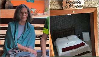 Maria Gladys está hospedada em pousada localizada em Santa Rita de Jacutinga (MG)
