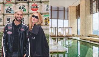 Virginia e Zé Felipe estão hospedados no Bvlgari Hotel, em Tóquio