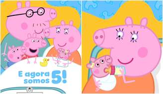 Família completa! Peppa Pig e George ganham irmãzinha caçula