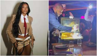 Ludmilla experimenta carne do badalado Papi Steak