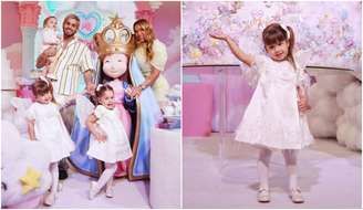 Filhos de Virginia e Zé Felipe, Maria Alice, Maria Flor e José Leonardo usaram roupas de marca infantil de luxo