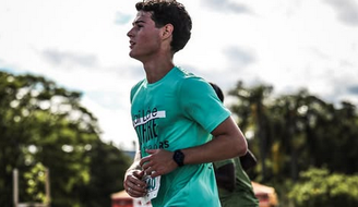 João Gabriel Hofstatter costumava participar de competições de corrida