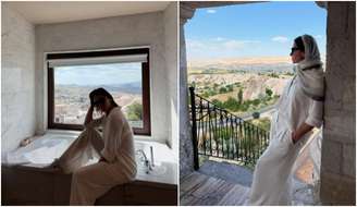 Giovanna Antonelli se hospeda em museu hotel de luxo na Turquia