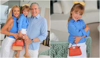 Ana Paula Siebert, Roberto Justus e a filha Vichy