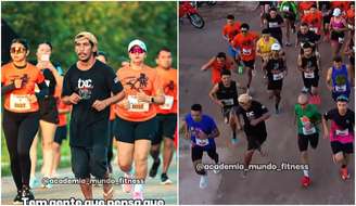 Homem viraliza ao participar de corrida embriagado e de chinelos