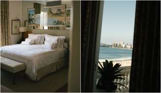 Detalhe de uma das suítes do Copacabana Palace, no Rio